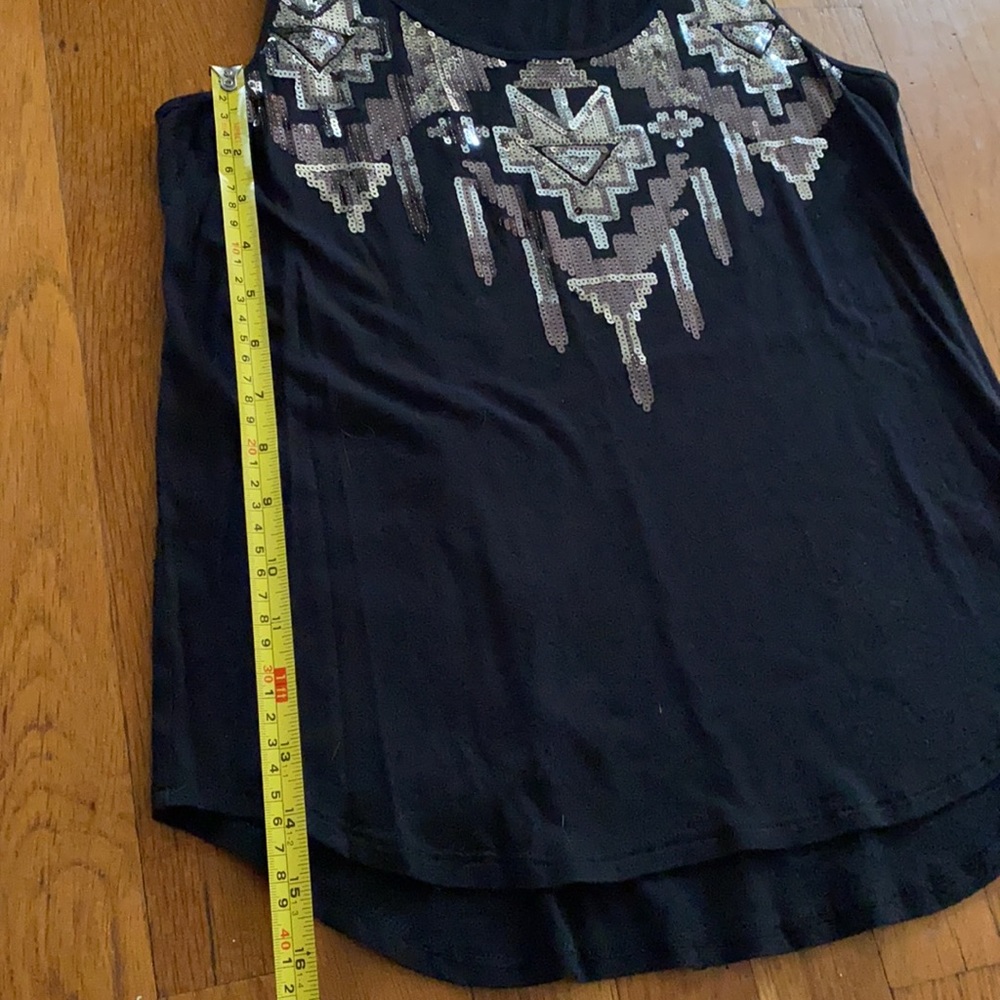 Express Sequined Racerback Tank top - Picture 3 of 4
